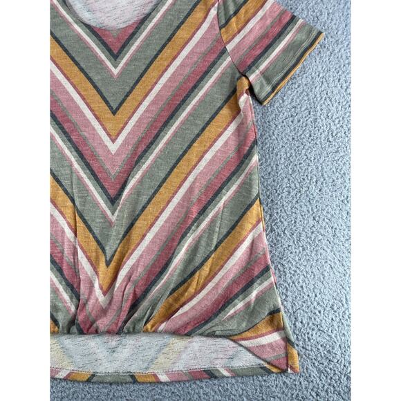 C Est 1946 Sweater Womens Medium Multicolor Geometric Short Sleeve Round Neck - Picture 4 of 11